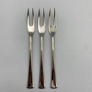 Keltum 18-8 Stainless Steel Cocktail Fondue Forks Set of 3 Silver 8 Inch Dutch